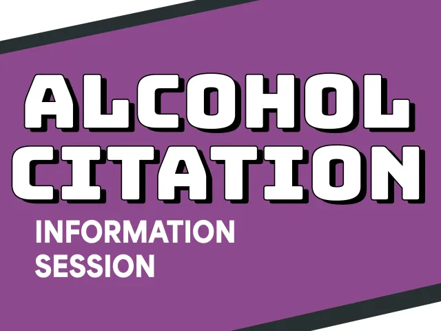 Alcohol Citation Information Session